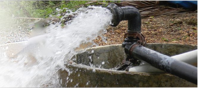 successful bore well recharge water